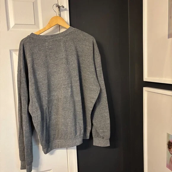 Aviator Nation Gray Boxy Long Sleeve Sweatshirt - Picture 2 of 7